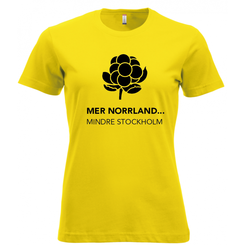 Gul  T-shirt  MINDRE STOCKHOLM