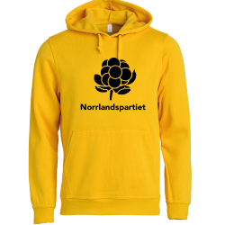 Gul Hoodie Norrlandspartiet