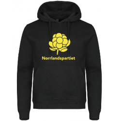 Svart Hoodie Norrlandspartiet