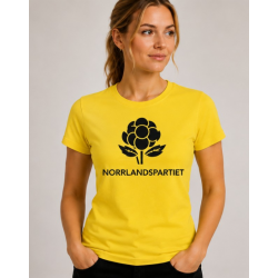 Gul T-shirt  Norrlandspartiet