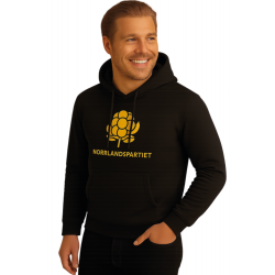 Svart Hoodie Norrlandspartiet