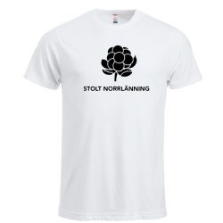 Vit T-shirt  Stolt Norrlänning