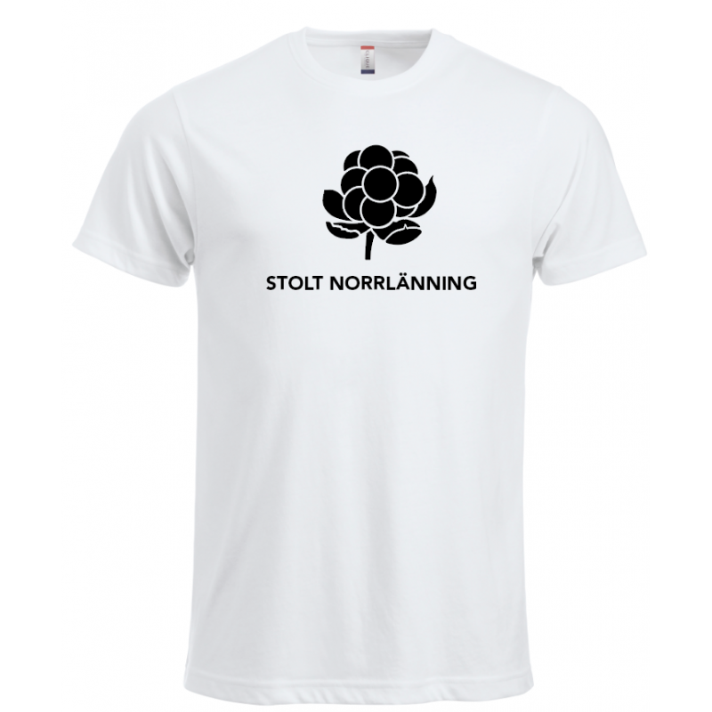 Vit T-shirt  Stolt Norrlänning